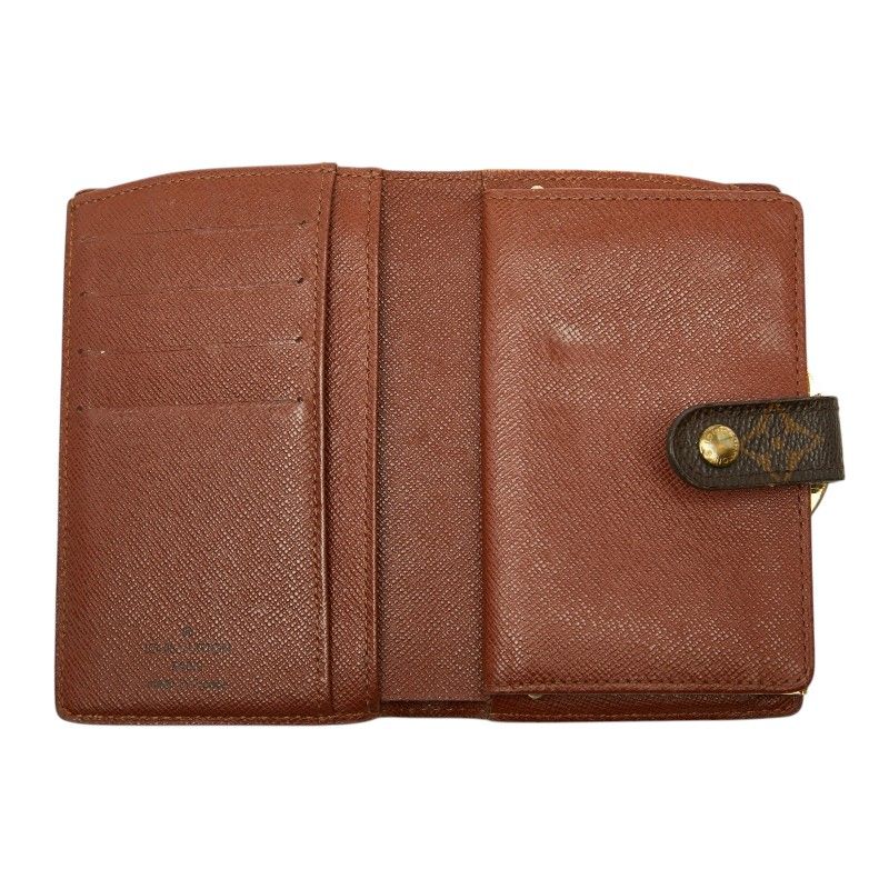 Louis Vuitton Monogram Portefeuille Viennois Bifold Wallet Brown Leather — view 6