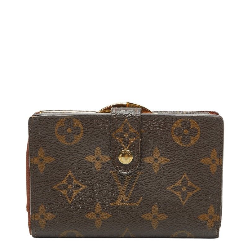 Louis Vuitton Monogram Portefeuille Viennois Bifold Wallet Brown Leather
