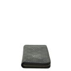 Louis Vuitton Monogram Eclipse Zippy Wallet Vertical Zip Around Black Gray — view 3
