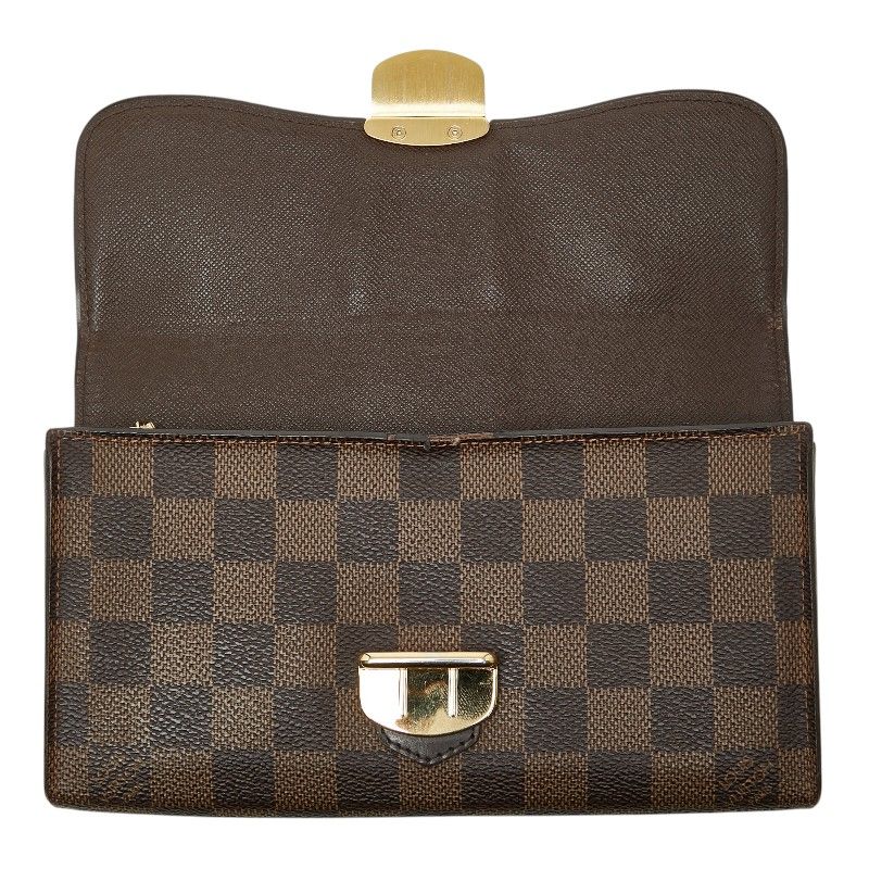 Louis Vuitton Damier Sistina Wallet Brown Leather — view 9