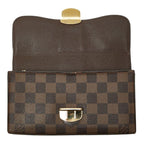 Louis Vuitton Damier Sistina Wallet Brown Leather — view 9