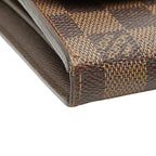 Louis Vuitton Damier Sistina Wallet Brown Leather — view 6