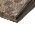 Louis Vuitton Damier Sistina Wallet Brown Leather — view 8