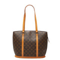Louis Vuitton Monogram Babylon Tote / Shoulder Bag Brown Leather