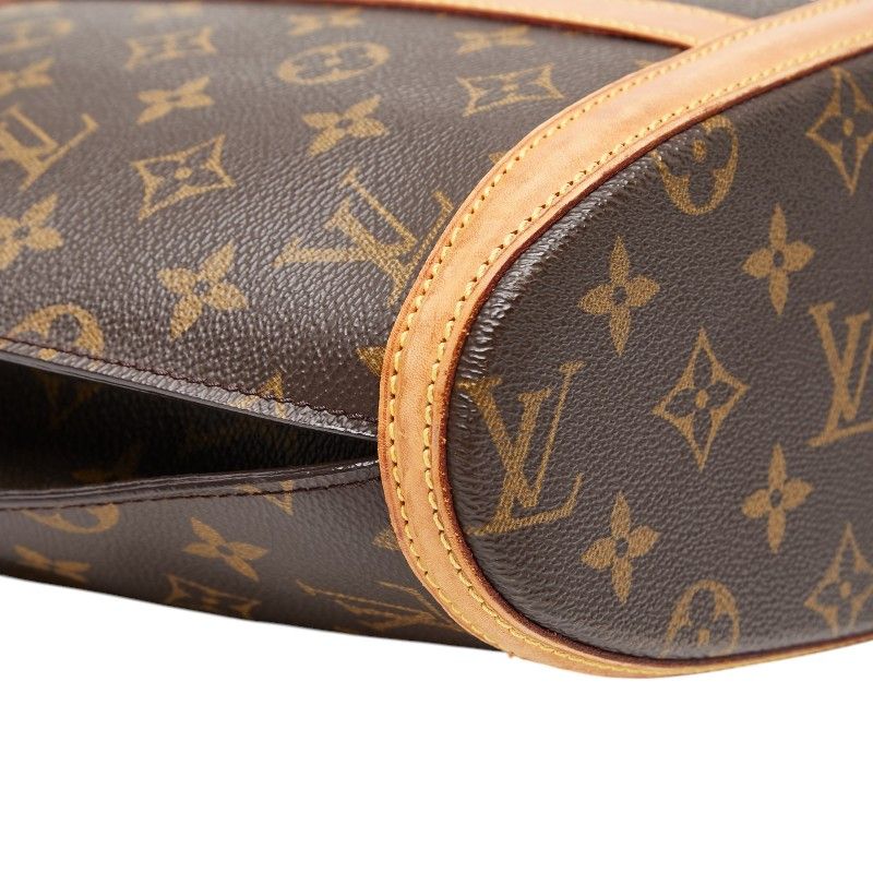 Louis Vuitton Monogram Babylon Tote / Shoulder Bag Brown Leather — view 5
