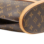 Louis Vuitton Monogram Babylon Tote / Shoulder Bag Brown Leather — view 5