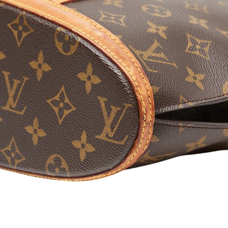Louis Vuitton Monogram Babylon Tote / Shoulder Bag Brown Leather — view 4