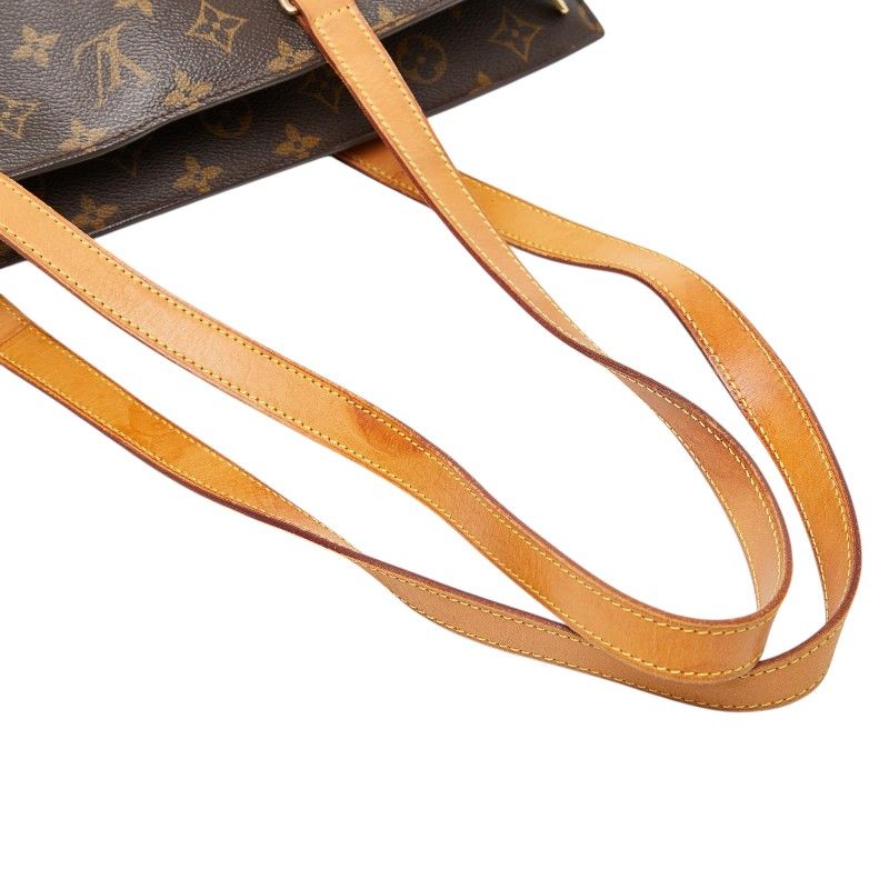 Louis Vuitton Monogram Babylon Tote / Shoulder Bag Brown Leather — view 6