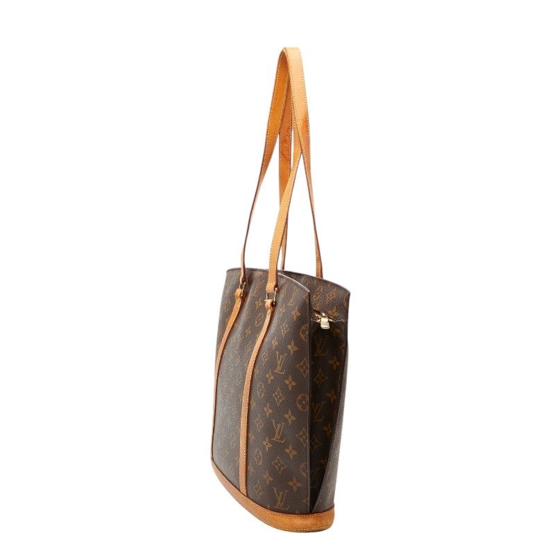 Louis Vuitton Monogram Babylon Tote / Shoulder Bag Brown Leather — view 2
