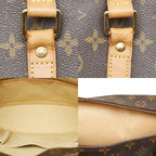 Louis Vuitton Monogram Babylon Tote / Shoulder Bag Brown Leather — view 9