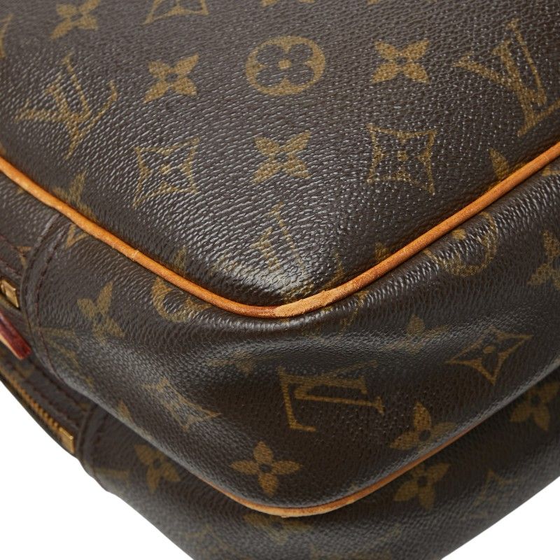 Louis Vuitton Monogram Ripota PM Crossbody Shoulder Bag Brown Leather — view 7