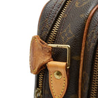 Louis Vuitton Monogram Ripota PM Crossbody Shoulder Bag Brown Leather — view 8