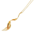 Tiffany & Co Gary Orchid Chain Pendant 18k Yellow Gold