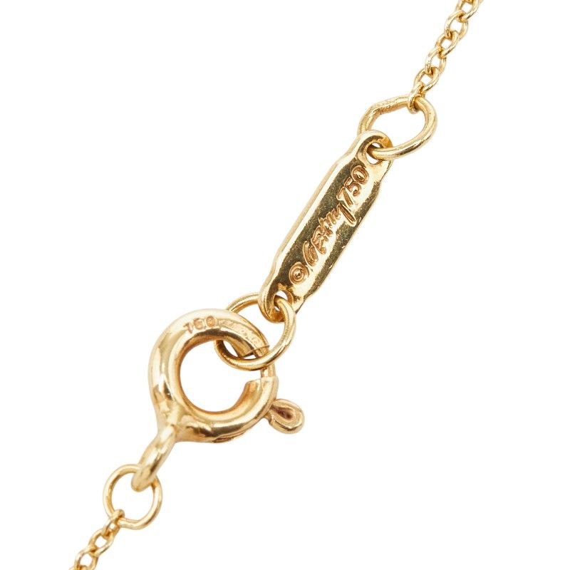 Tiffany & Co Gary Orchid Chain Pendant 18k Yellow Gold — view 5