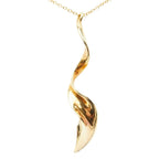 Tiffany & Co Gary Orchid Chain Pendant 18k Yellow Gold — view 3