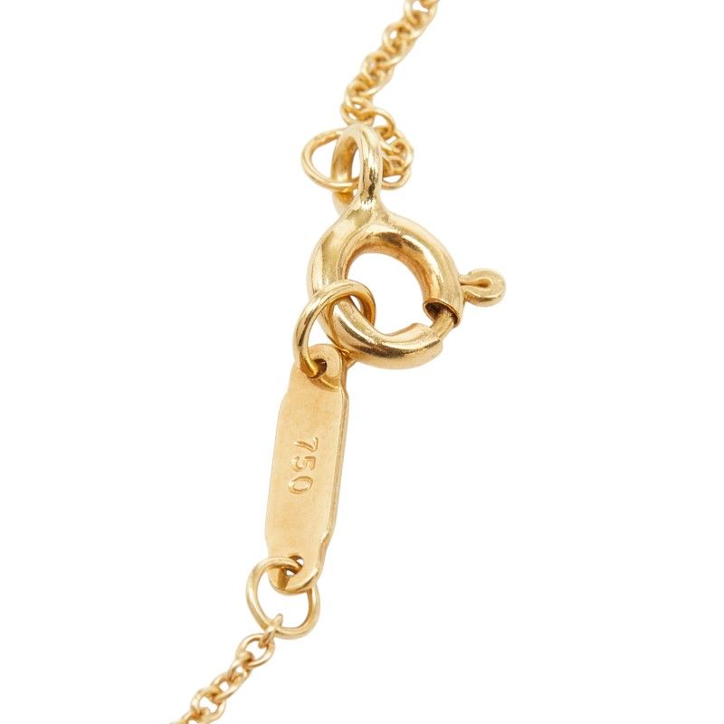 Tiffany & Co Return to Double Heart Chain Pendant 18k Yellow Gold — view 5