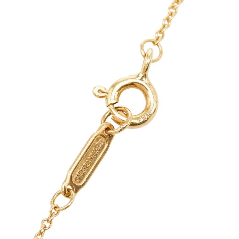 Tiffany & Co Return to Double Heart Chain Pendant 18k Yellow Gold — view 6