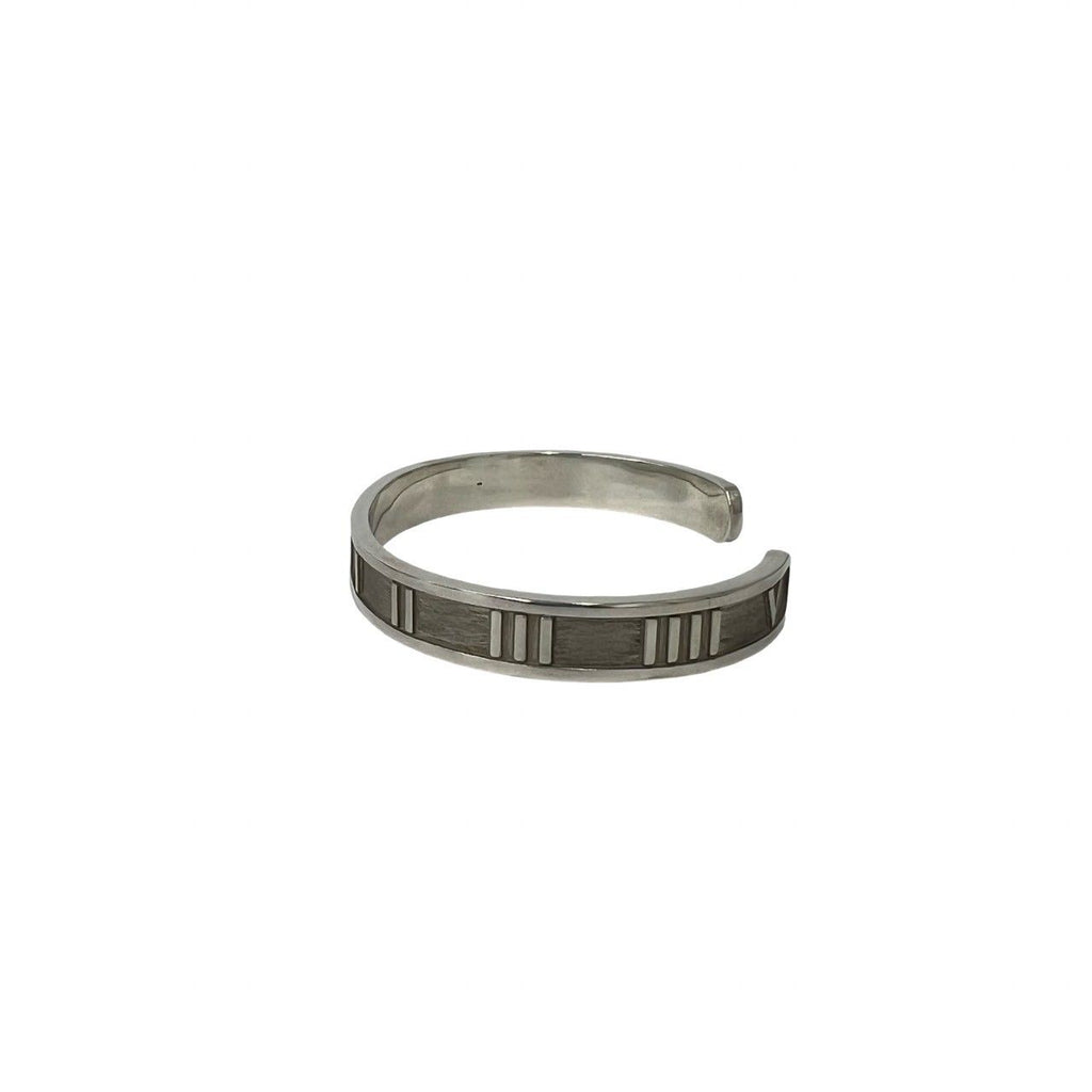 Tiffany & Co Vintage Atlas Bangle 925 Sterling Silver Bracelet — view 4