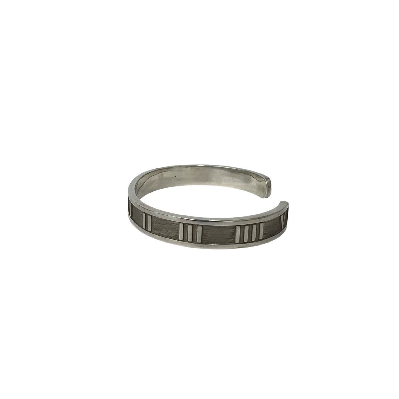 Tiffany & Co Vintage Atlas Bangle 925 Sterling Silver Bracelet — view 4