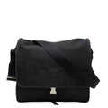 Prada Crossbody Shoulder Bag Black Nylon Leather