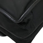 Prada Crossbody Shoulder Bag Black Nylon Leather — view 7