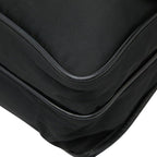 Prada Crossbody Shoulder Bag Black Nylon Leather — view 4