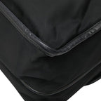 Prada Crossbody Shoulder Bag Black Nylon Leather — view 6