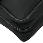 Prada Crossbody Shoulder Bag Black Nylon Leather — view 5