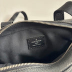 Louis Vuitton Shoulder Bag Sayan Ardoise Taiga Leather Nylon — view 5