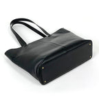 Chanel Logo Tote Leather Black — view 2