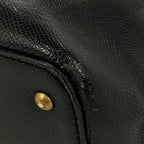 Chanel Logo Tote Leather Black — view 3