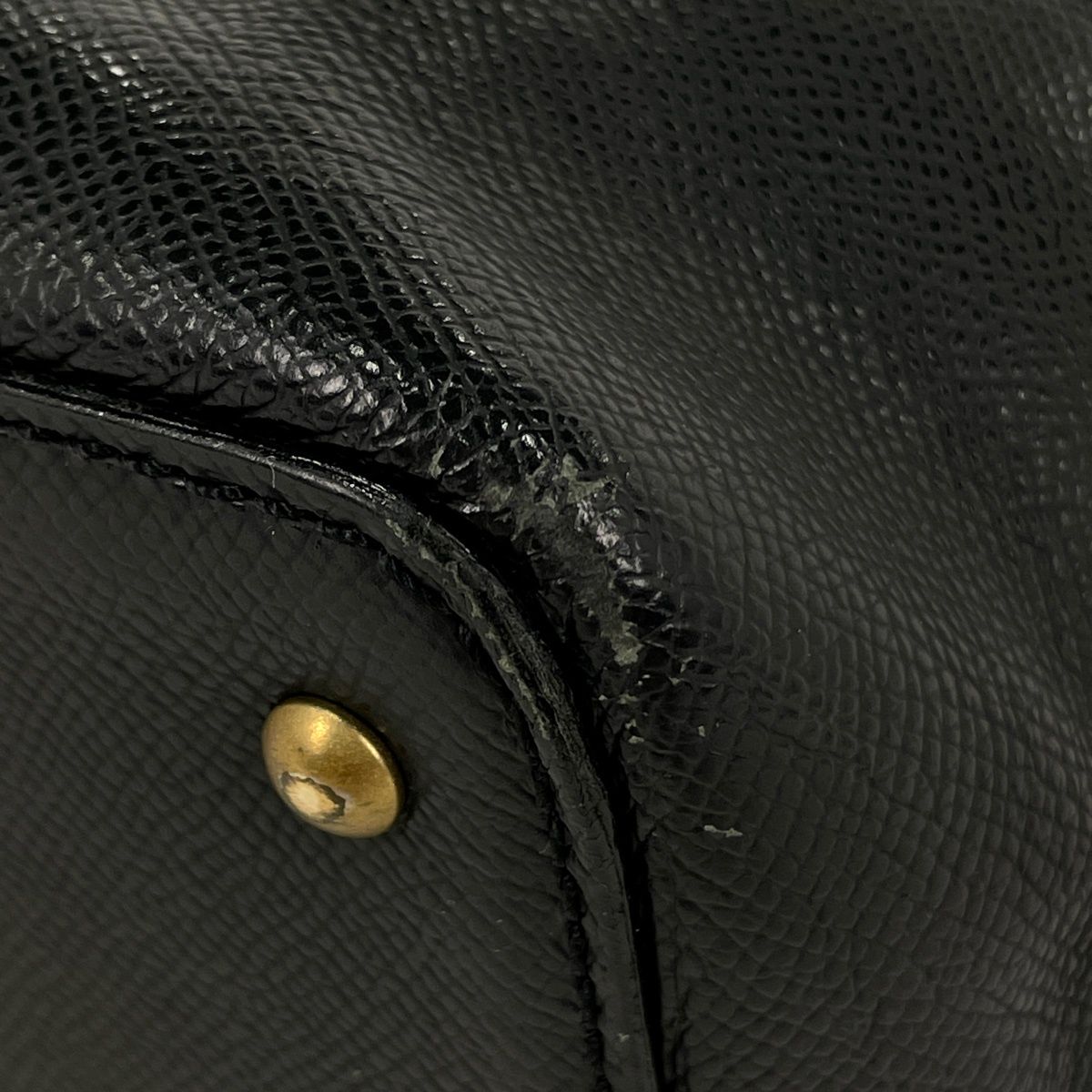 Chanel Logo Tote Leather Black — view 3