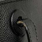 Chanel Logo Tote Leather Black — view 6