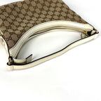 Gucci GG Pattern Shoulder Bag Canvas Beige White — view 6