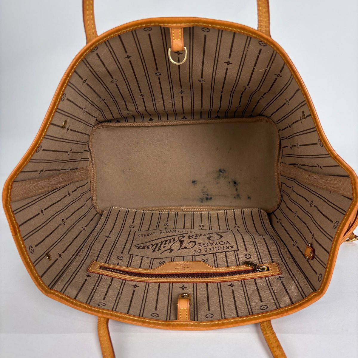 Louis Vuitton Neverfull Shoulder Bag Tote Monogram Brown — view 8
