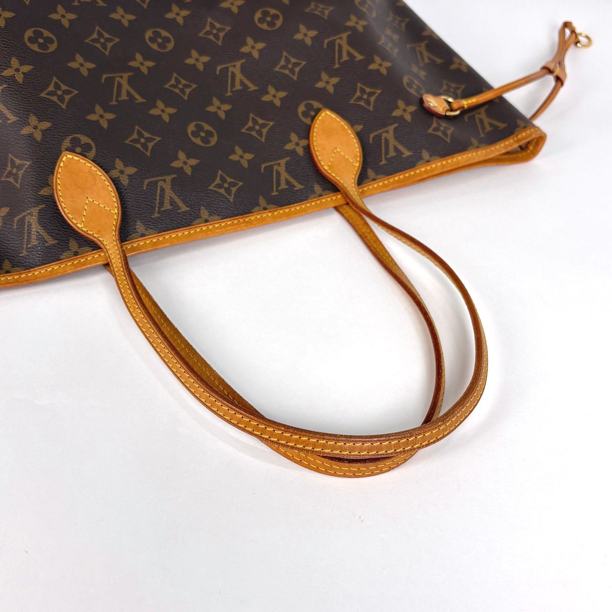 Louis Vuitton Neverfull Shoulder Bag Tote Monogram Brown — view 6