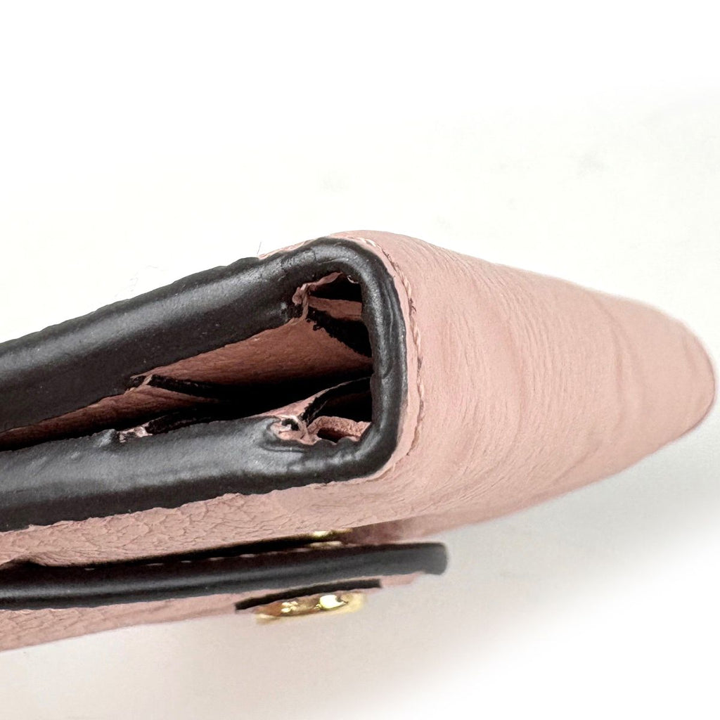 Louis Vuitton Portefeuille Zoe Compact Wallet Trifold Monogram Empreinte Rose — view 3