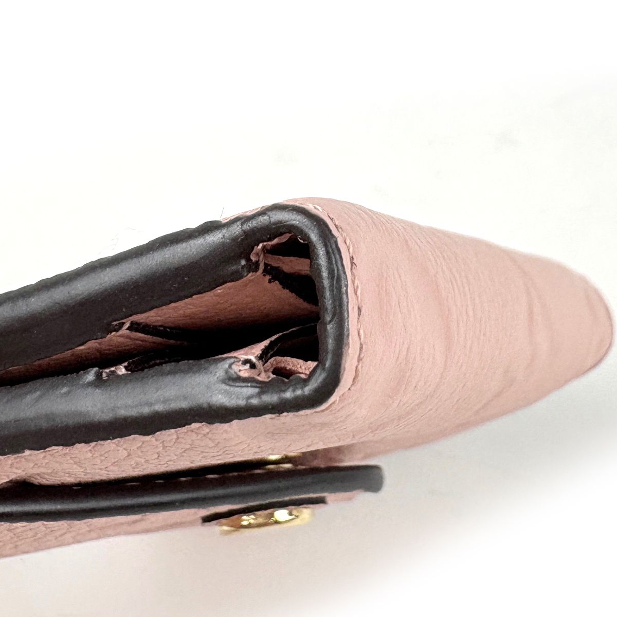 Louis Vuitton Portefeuille Zoe Compact Wallet Trifold Monogram Empreinte Rose — view 3
