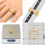 Louis Vuitton Ring Nanogram M Studs Gold Silver Color Metal — view 8