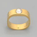 Louis Vuitton Ring Nanogram M Studs Gold Silver Color Metal