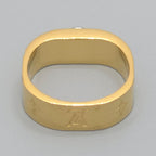 Louis Vuitton Ring Nanogram M Studs Gold Silver Color Metal — view 6