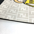 Fendi Clutch Zucca Logo Leather White — view 8