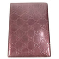 Gucci Note Cover GG Logo Leather Purple Shoulder