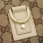 Gucci Hobo Abbey GG Canvas Leather Beige Shoulder — view 8