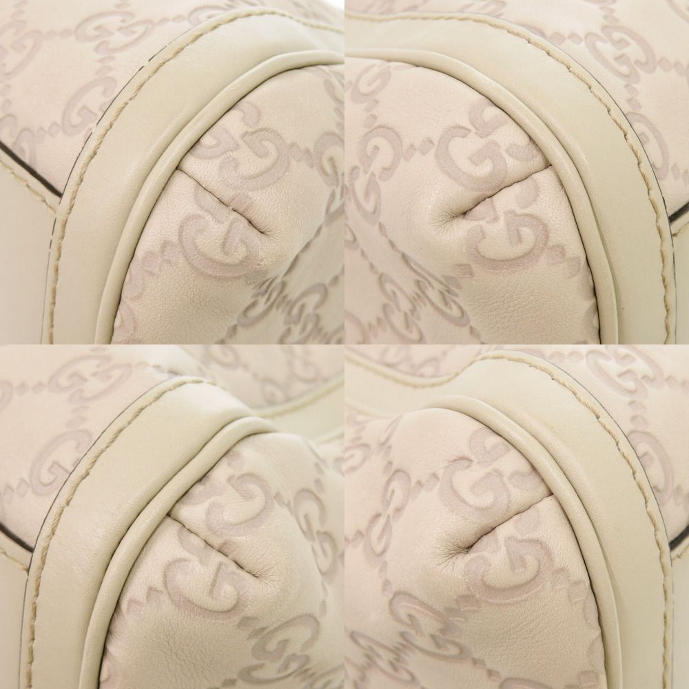 Gucci Scarlet Guccissima Leather Ivory Handbag — view 5
