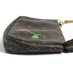 Louis Vuitton Pouch Pochette Accessoire Monogram Cherry Canvas Brown — view 4