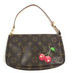 Louis Vuitton Pouch Pochette Accessoire Monogram Cherry Canvas Brown