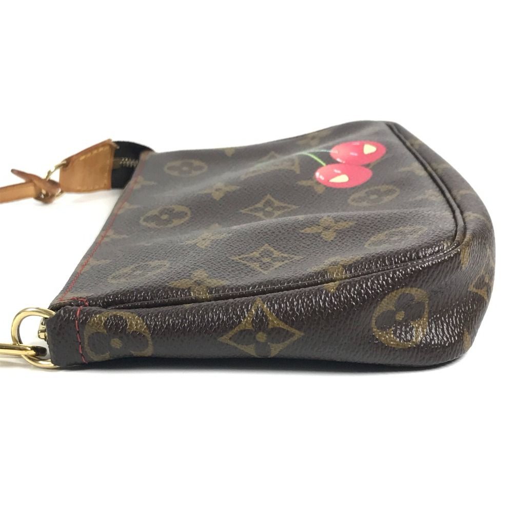 Louis Vuitton Pouch Pochette Accessoire Monogram Cherry Canvas Brown — view 3