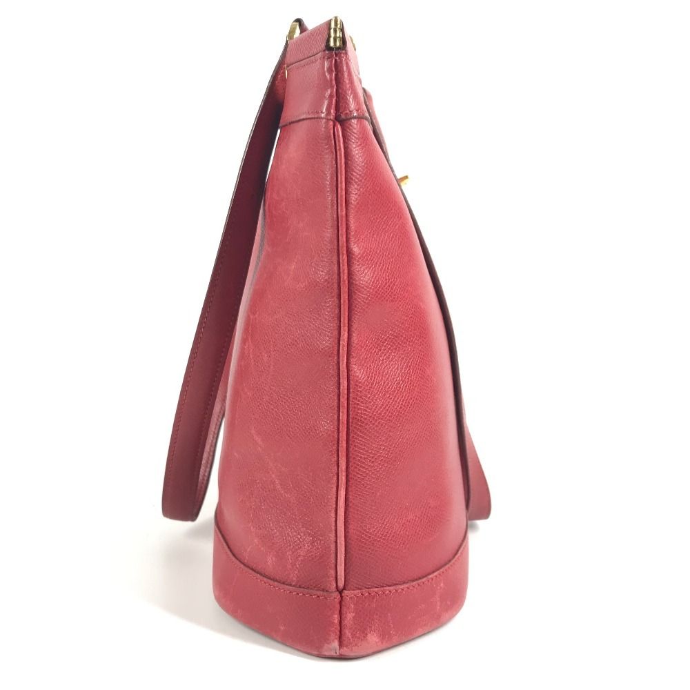 Hermes Shoulder Bag Berry Courchevel — view 3