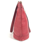 Hermes Shoulder Bag Berry Courchevel — view 3